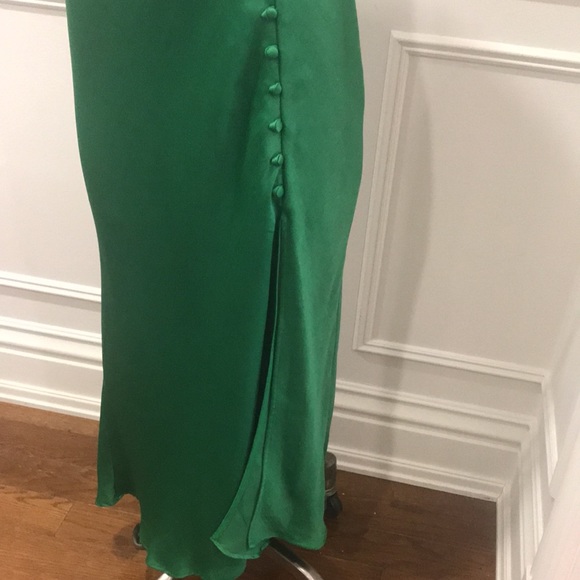 ZARA slip dress - emerald green size small - Picture 3 of 5